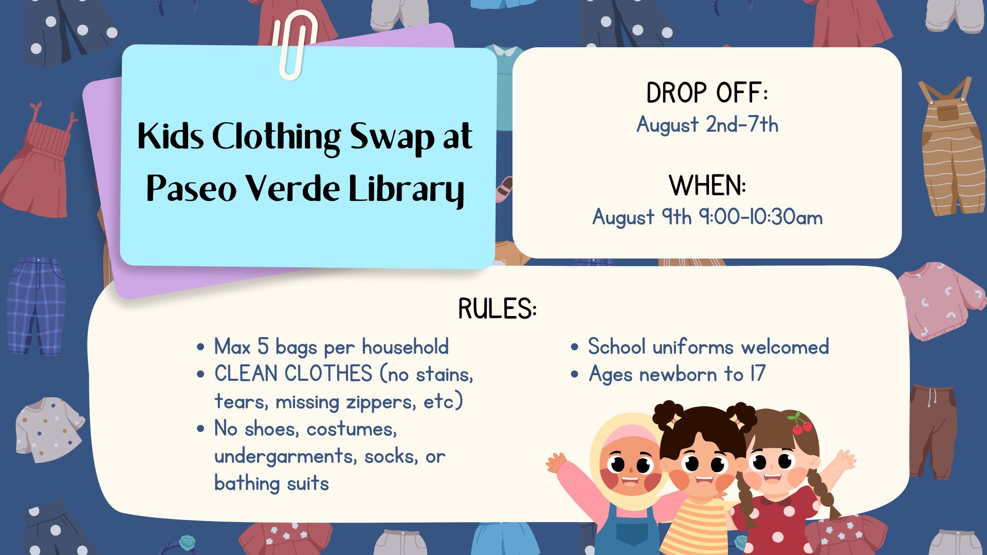 Kids Clothing Swap