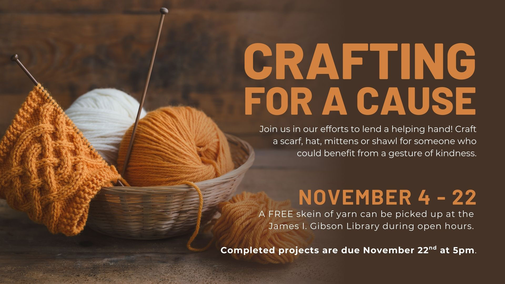Crafting for a Cause