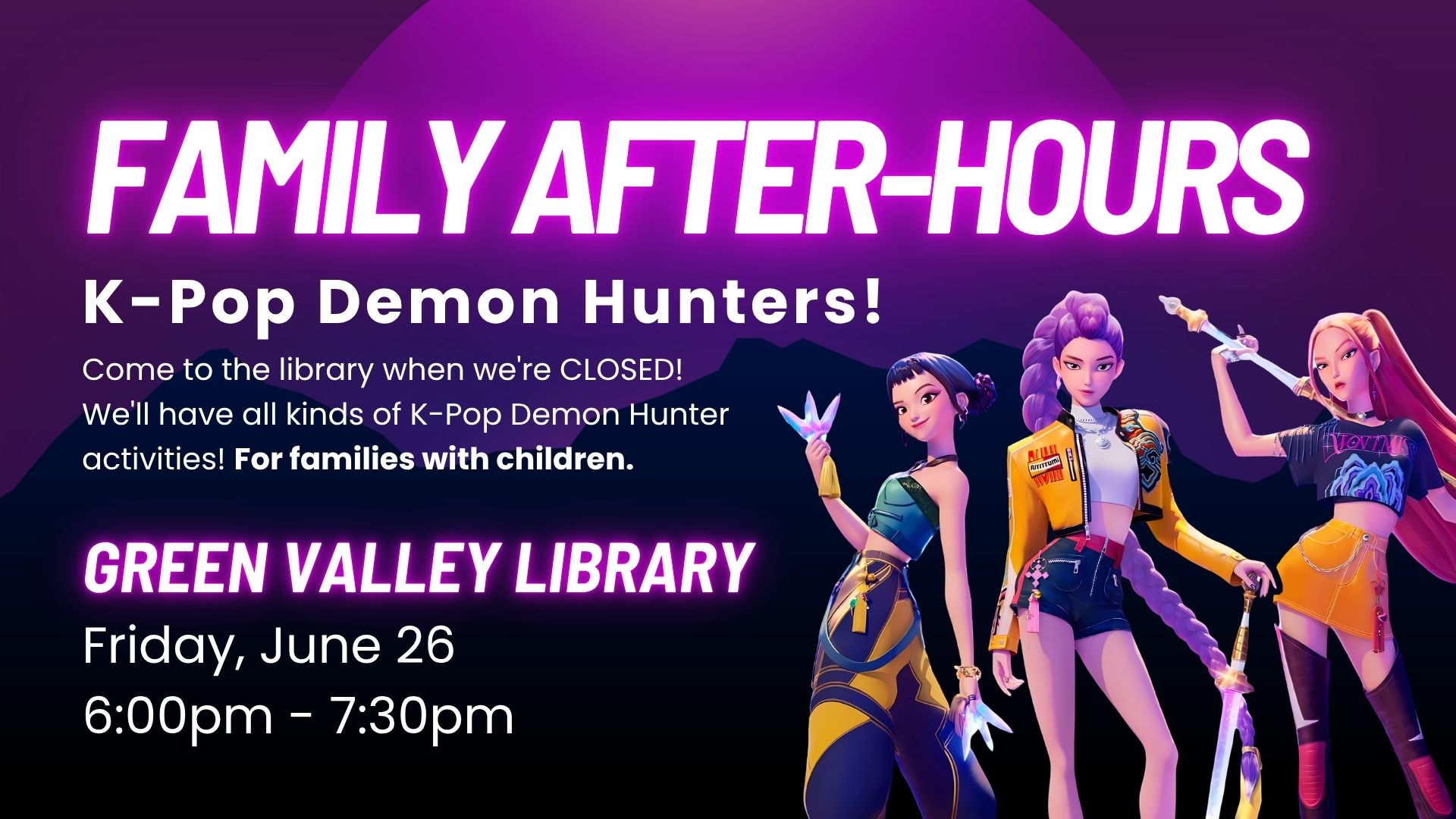 Family After-hours: K-Pop Demon Hunters!